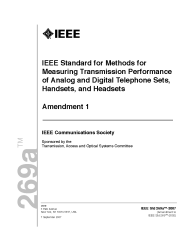 IEEE 269a:2007