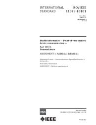 IEEE/ISO 11073-10101-2004/Amd 1:2017