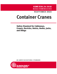 ASME B30.24-2018 (R2023)