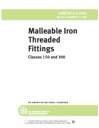 ASME B16.3-2006