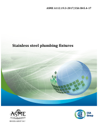 ASME A112.19.3-2017/CSA B45.4-17 + ERRATA