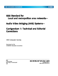 IEEE 802.1BA-2011/Cor 1:2016