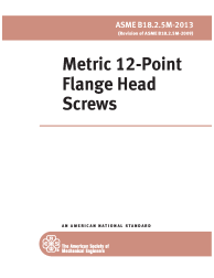 ASME B18.2.5M-2013