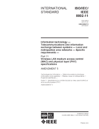 IEEE/ISO/IEC 8802-11:2012/Amd5:2015