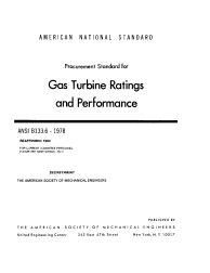ASME B133.6-1978 (R1994)