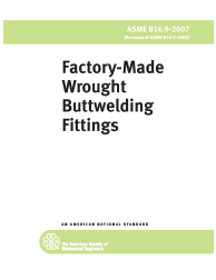 ASME B16.9-2007