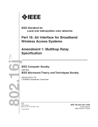IEEE 802.16j:2009