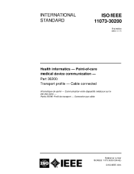 IEEE/ISO 11073-30200:2000 (R2010)