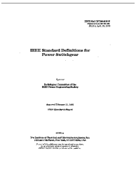 IEEE C37.100d:1991