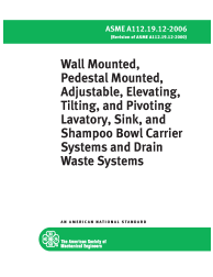 ASME A112.19.12-2006 (R2011)