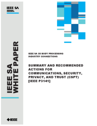 IEEE IEEE SA White Paper : 3DBP Comm Security Privacy Trust:2021