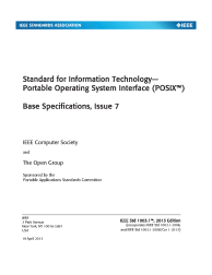 IEEE/Open Group 1003.1, 2013 Edition