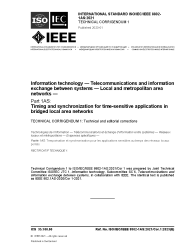 IEEE/ISO/IEC 8802-1AS:2021/Cor 1:2023