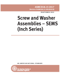 ASME B18.13-2017 (R2022)