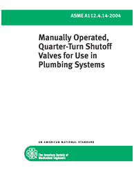 ASME A112.4.14-2004 (R2010)