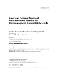 IEEE/ANSI C63.12:1999