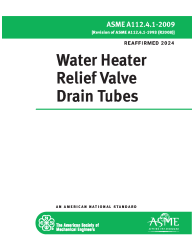ASME A112.4.1-2009 (R2024)