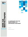 IEEE White Paper : Landscape Development Dependable Machines:2021